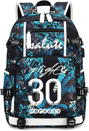 Soccer Player 10 Luminous Multifunction Backpack Travel Football Fans Bag For Men Women (Style 6)