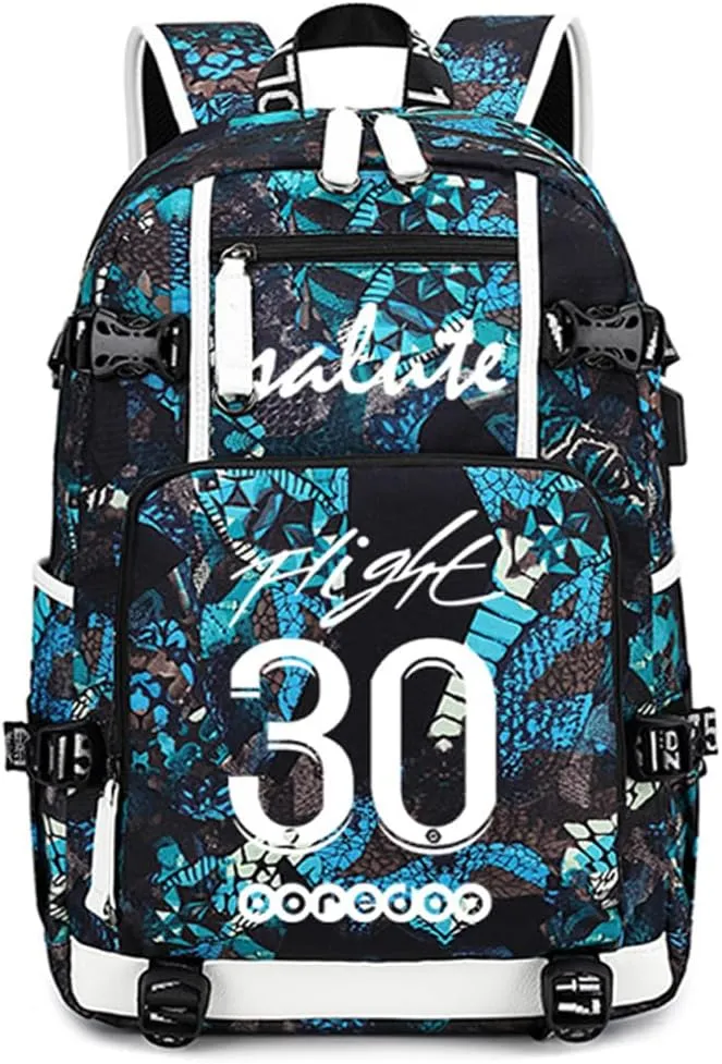 Soccer Player 10 Luminous Multifunction Backpack Travel Football Fans Bag For Men Women (Style 6)