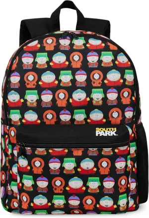 South Park Backpack Men Teens Work Gym Bag Stan Kenny Eric Rucksack Bookbag (AOP