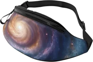 Space Spiral Cosmic Energy Fanny Pack for Man Women Waist Bag Adjustable Belt Casual Chest Bag Bum Bags for Travel Sports Running Hiking Waist Packs