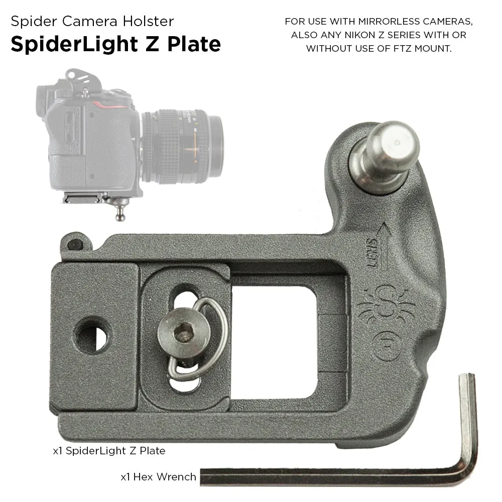 Spider Camera Holster SPIDERLIGHT Z PLATE