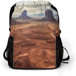 Sports Belt Pocket (dry And Wet Separation), Monument Valley Print Gym Bag Durable And Convenient for Travel,gym,work