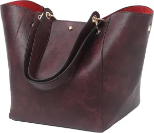 sqlp Large Work Tote Bag for Women Designer Purses and Handbags Big Bucket bags Ladies Travel Crossbody Purse Fuchsia