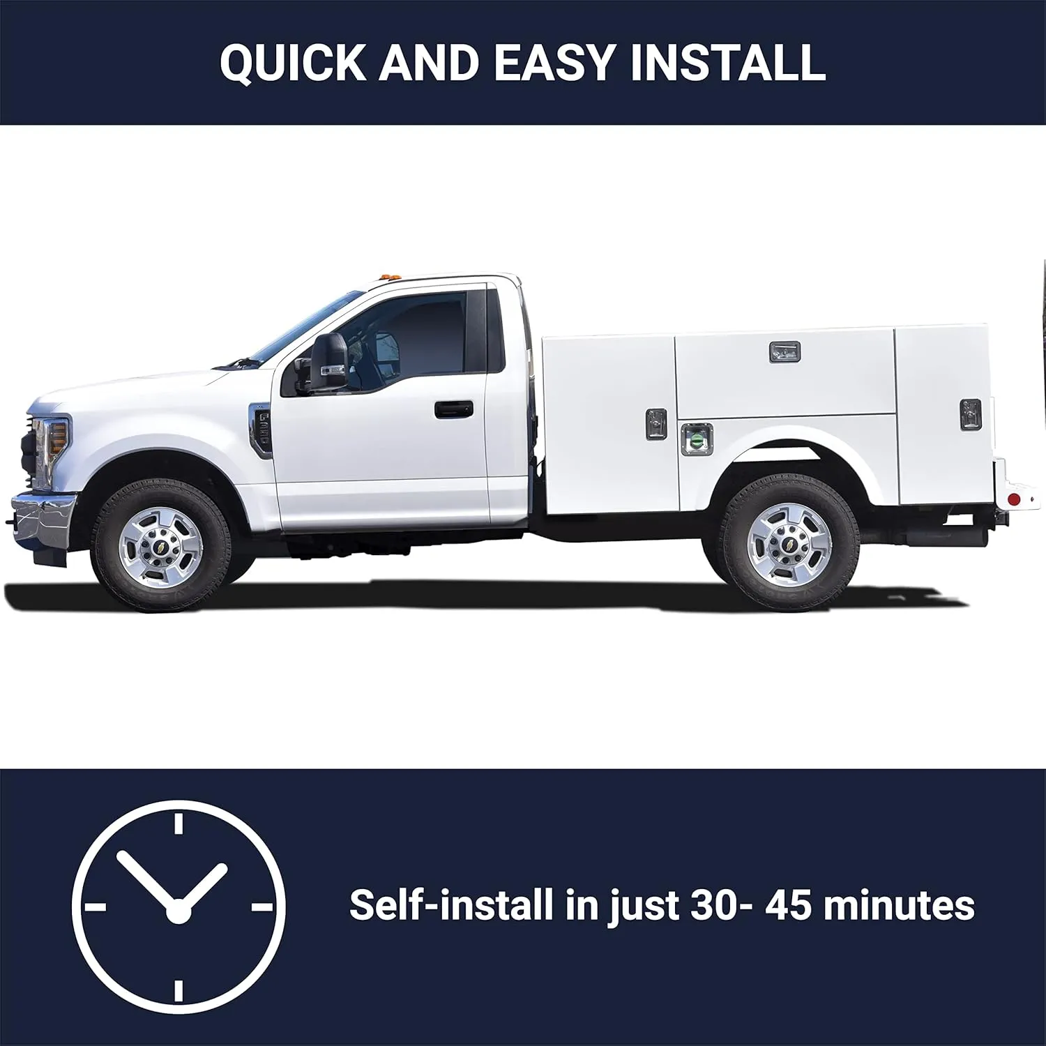 Stahl Truck Bodies - 231948-PC - Vertical Door Challenger ST Service Body (2012-Current) - Replacement for Side Vertical Compartment Doors: CST98, CST110, and CST134