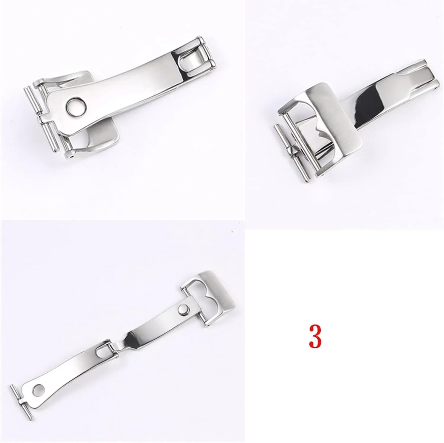 Stainless Steel Buckle, Folding Buckle, Strap, Strap, Belt Buckle Watch clasp