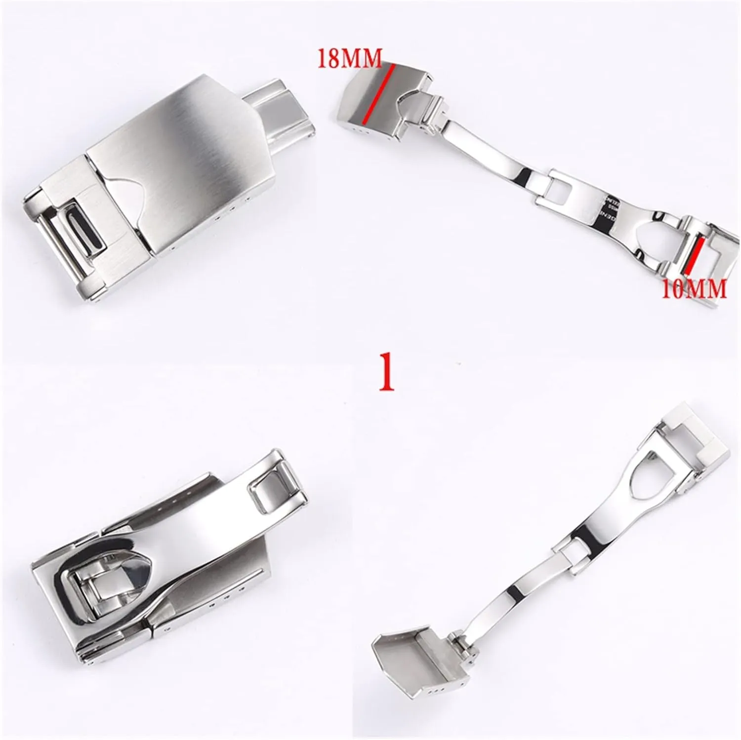 Stainless Steel Buckle, Folding Buckle, Strap, Strap, Belt Buckle Watch clasp
