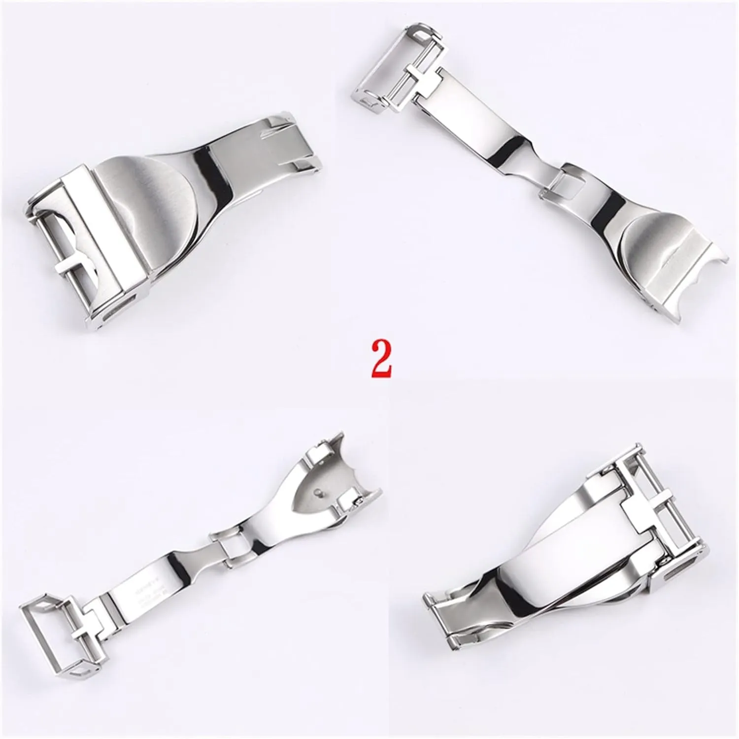 Stainless Steel Buckle, Folding Buckle, Strap, Strap, Belt Buckle Watch clasp