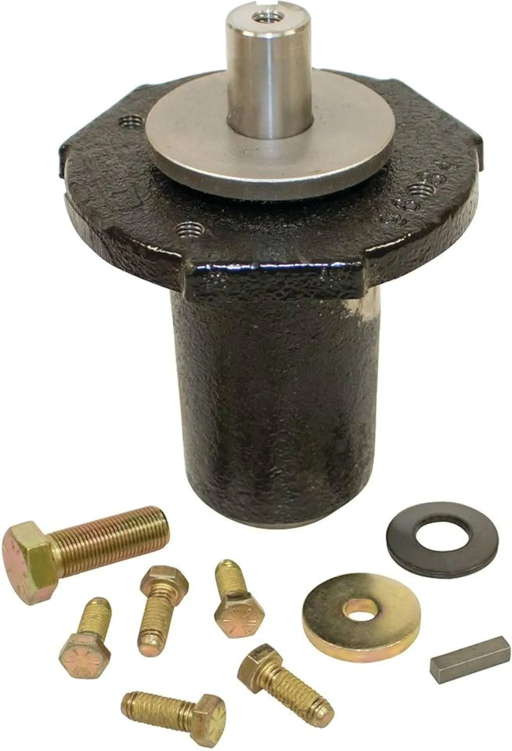 Stens 285-300 Mower Spindle Assembly, Fits Zero Turn Lawn Mower and Lawn Sweeper Tow Behind Machines, Replacement for Ariens and Gravely Mower Parts, 6.7/8 Inches, Black