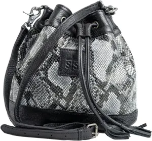STS Ranchwear Women's Casual Everyday Multifunctional Santana Collection Bucket Bag with Adjustable Strap, Gray