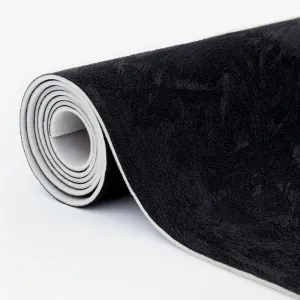 Suede Auto Headliner Fabric 98" L × 60" W with Foam Backing - Tube Packaging - Black Interior Replacement Material for Car/Truck/SUV/RV Roof - Home Repair/DIY Headliner Material