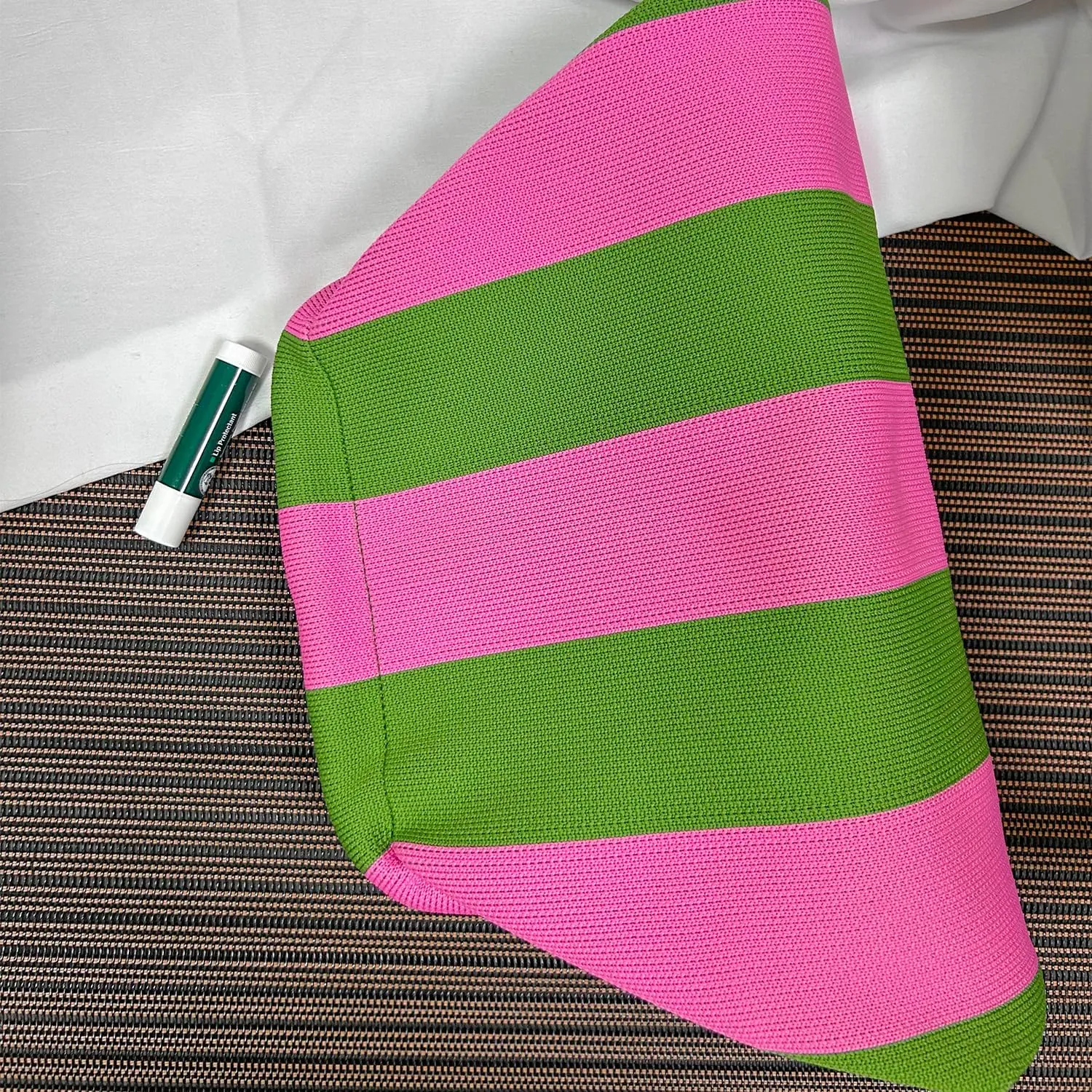 Summer Beach Dumpling Clutch Purses for Women, Woven Crochet Handbags Ruched Cloud Colorblock 2024