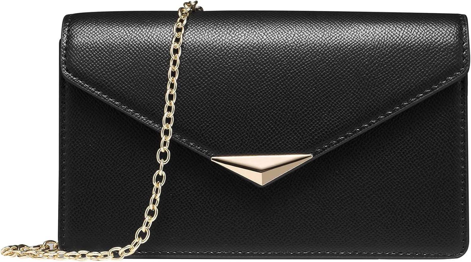 SWEETV Classic Envelope Clutch Purses for Women Elegant PU Leather Handbags for Evening, Weddings, Parties, and Formal Events