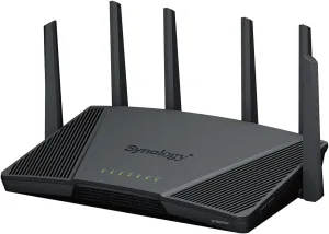 Synology RT6600ax - Tri-Band 4x4 160MHz Wi-Fi router, 2.5Gbps Ethernet, VLAN segmentation, Multiple SSIDs, parental controls, Threat Prevention, VPN (US Version)