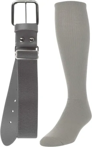 TCK Baseball or Softball Sock/Belt Combo- Youth & Adult Sizes for Boys and Girls Men and Women