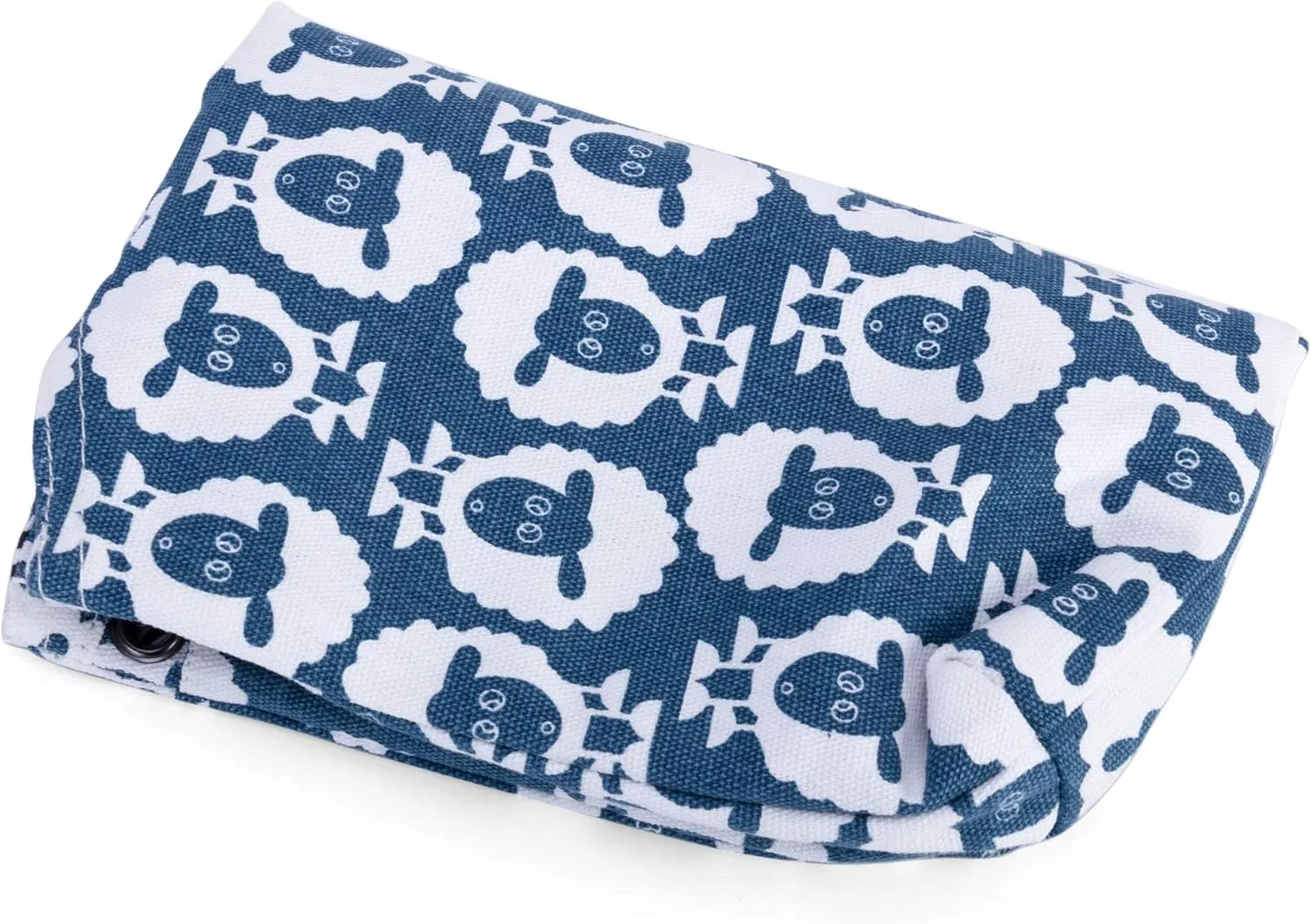 Teamoy Knitting Tote Bag(L12.2 x W7.5), Travel Project Wrist Bag for Knitting Needles(up to 11 Inches), Yarn and Crochet Supplies,Perfect Size for Knitting on The Go (Small, Sheep)