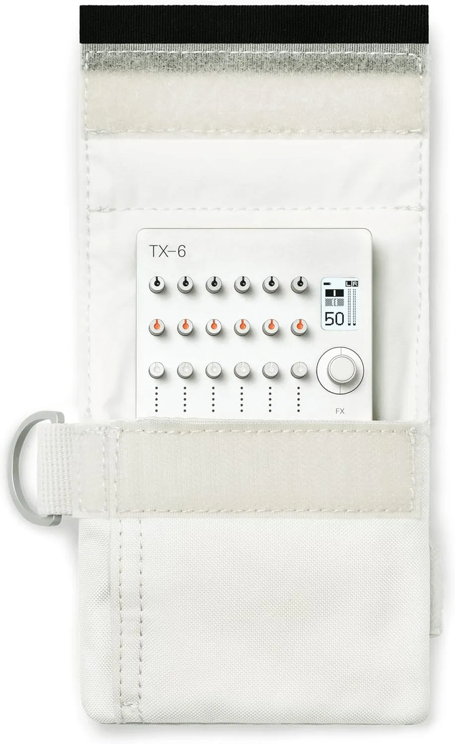 teenage engineering Field Small Bag with Front Pocket for Cables and Hook-and-Loop Straps, Tear and Abrasion Resistant, Water-Repellent, fits TX–6, CM–15, or TP–7