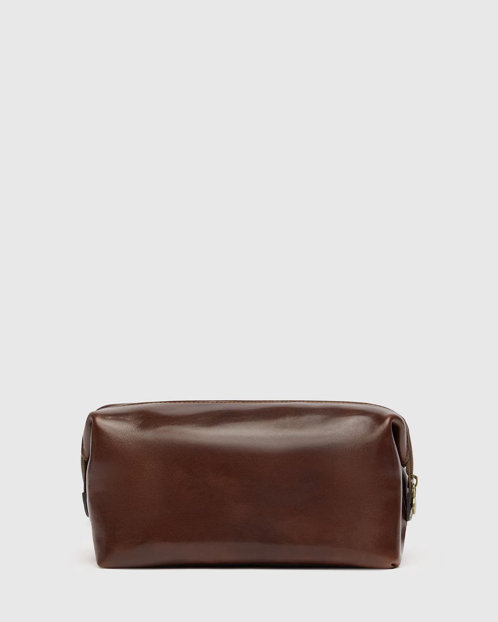 The Grand Dopp Kit Brown - Leather Large Shave Kit