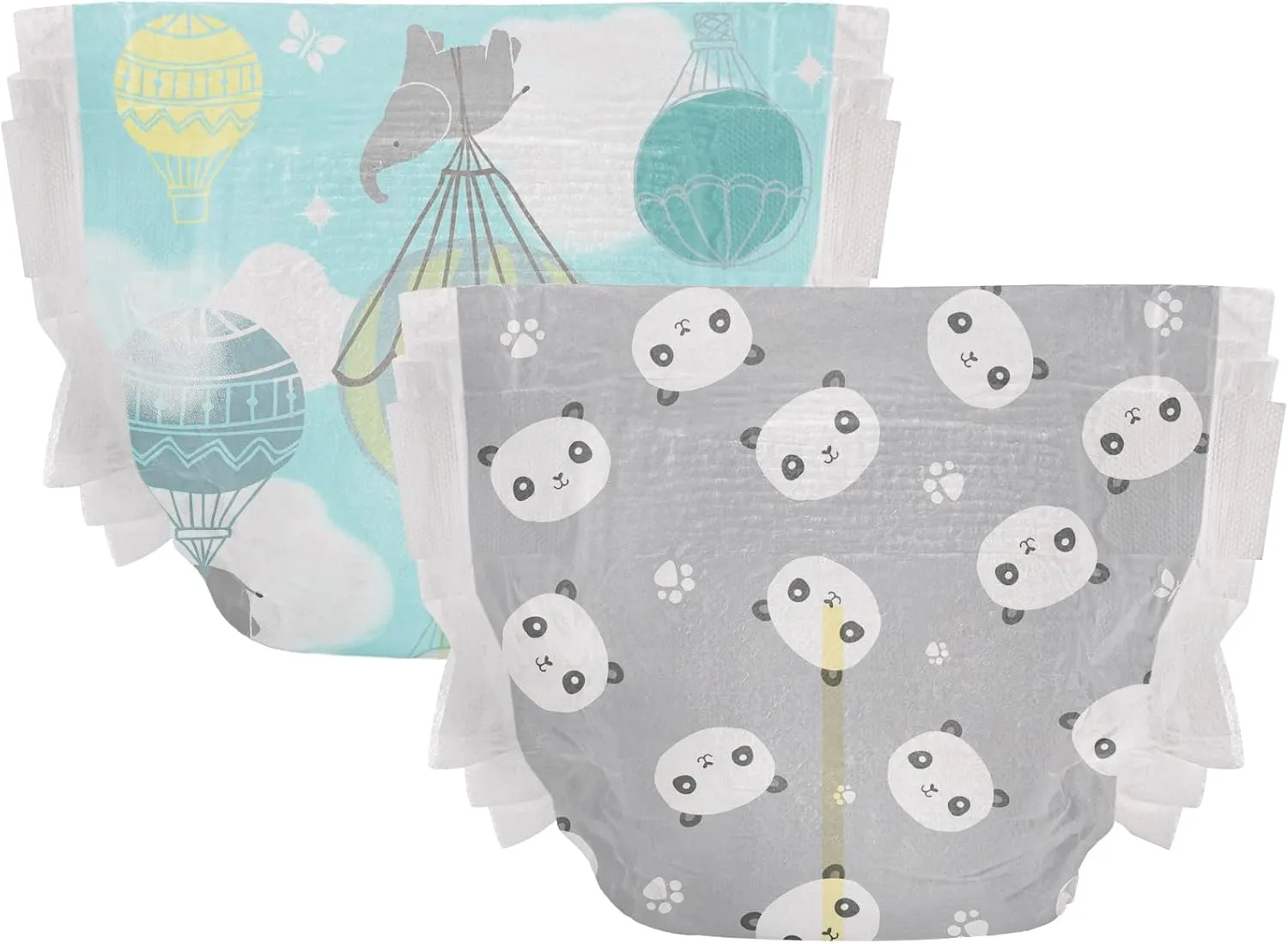 The Honest Company Clean Conscious Diapers for Sensitive Skin | Hypoallergenic, Fragrance Free | Gender Neutral Prints | Club Box, Size Newborn, 72 Count