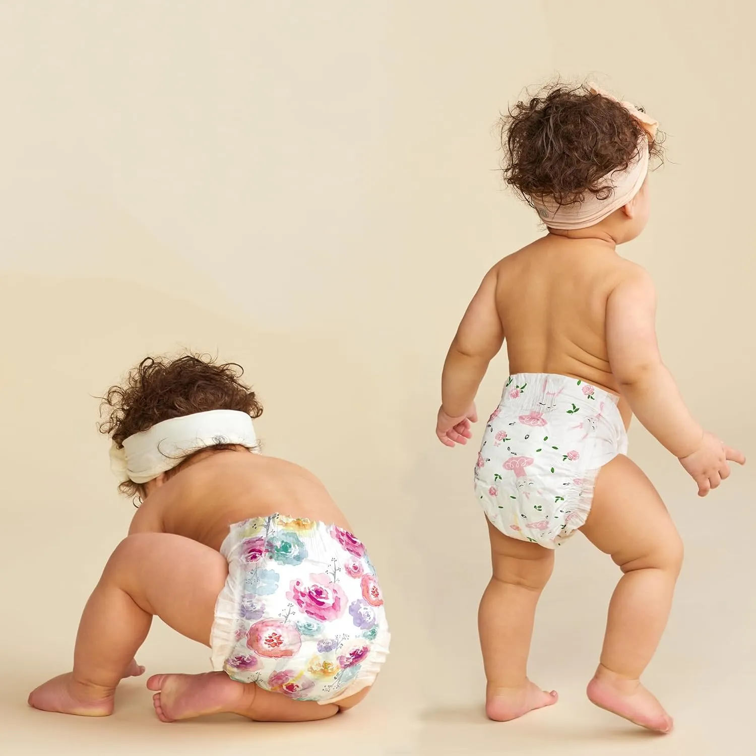 The Honest Company Clean Conscious Diapers for Sensitive Skin | Hypoallergenic, Fragrance Free | Girl Prints | Club Box, Size 1 (8-14 lbs), 78 Count