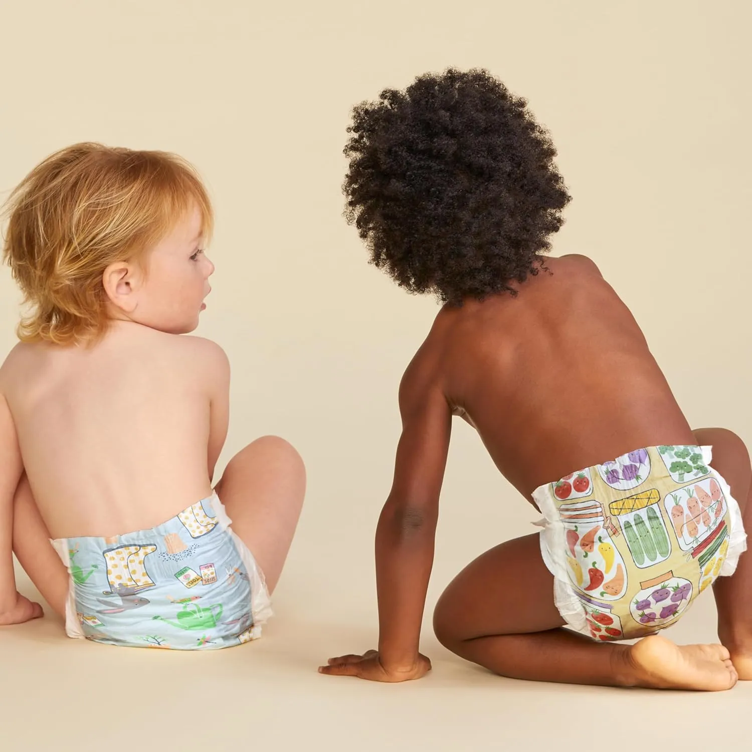 The Honest Company Clean Conscious Diapers for Sensitive Skin | Hypoallergenic, Fragrance Free | Spring '25 Limited Edition Prints | Club Box, Size 1 (8-14 lbs), 78 Count