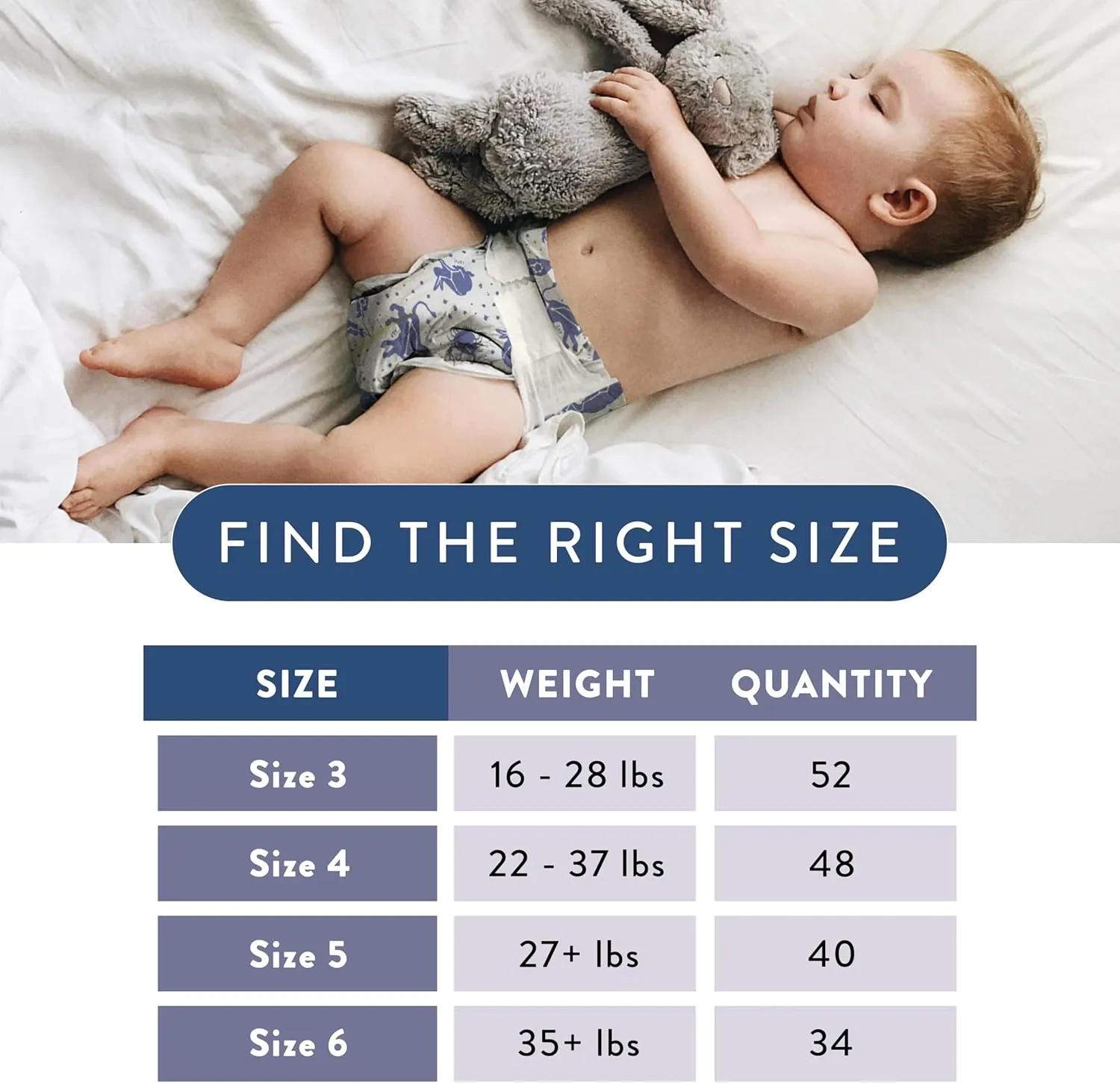 The Honest Company Clean Conscious Overnight Diapers for Sensitive Skin | Hypoallergenic, Fragrance Free | Cozy Cloud   Star Signs | Club Box, Size 5 (27  lbs), 40 Count