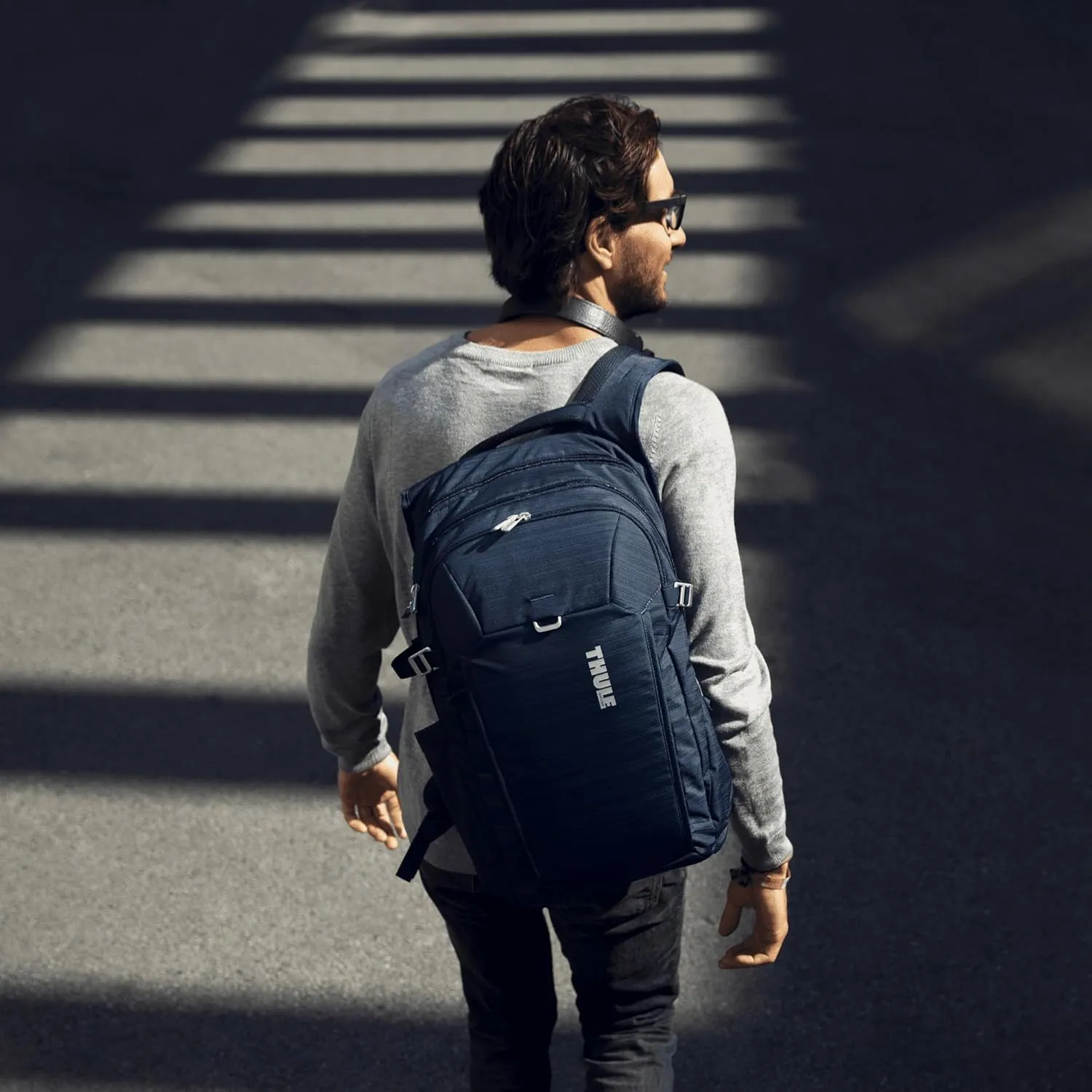 Thule Construct Backpack - School, Work & Travel - Padded Laptop Sleeve - Internal Organizational Quick Access Front Pocket