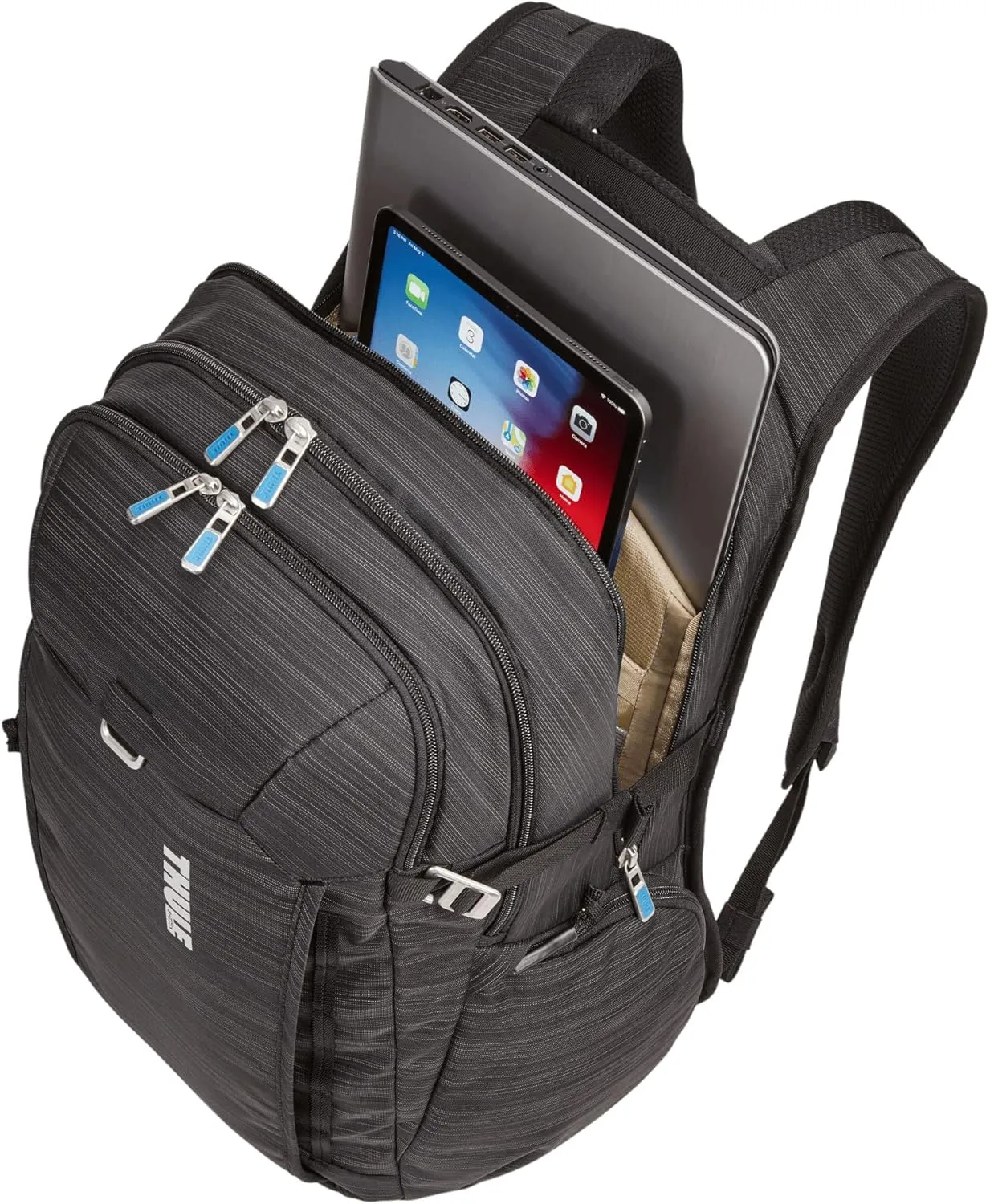 Thule Construct Backpack - School, Work & Travel - Padded Laptop Sleeve - Internal Organizational Quick Access Front Pocket