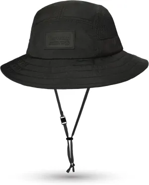 Timberland Mesh Panel Kids Boys Bucket Hat, One Size, Adjustable Chin Cord, Wide Brim Sun Hat for Outdoor Adventures