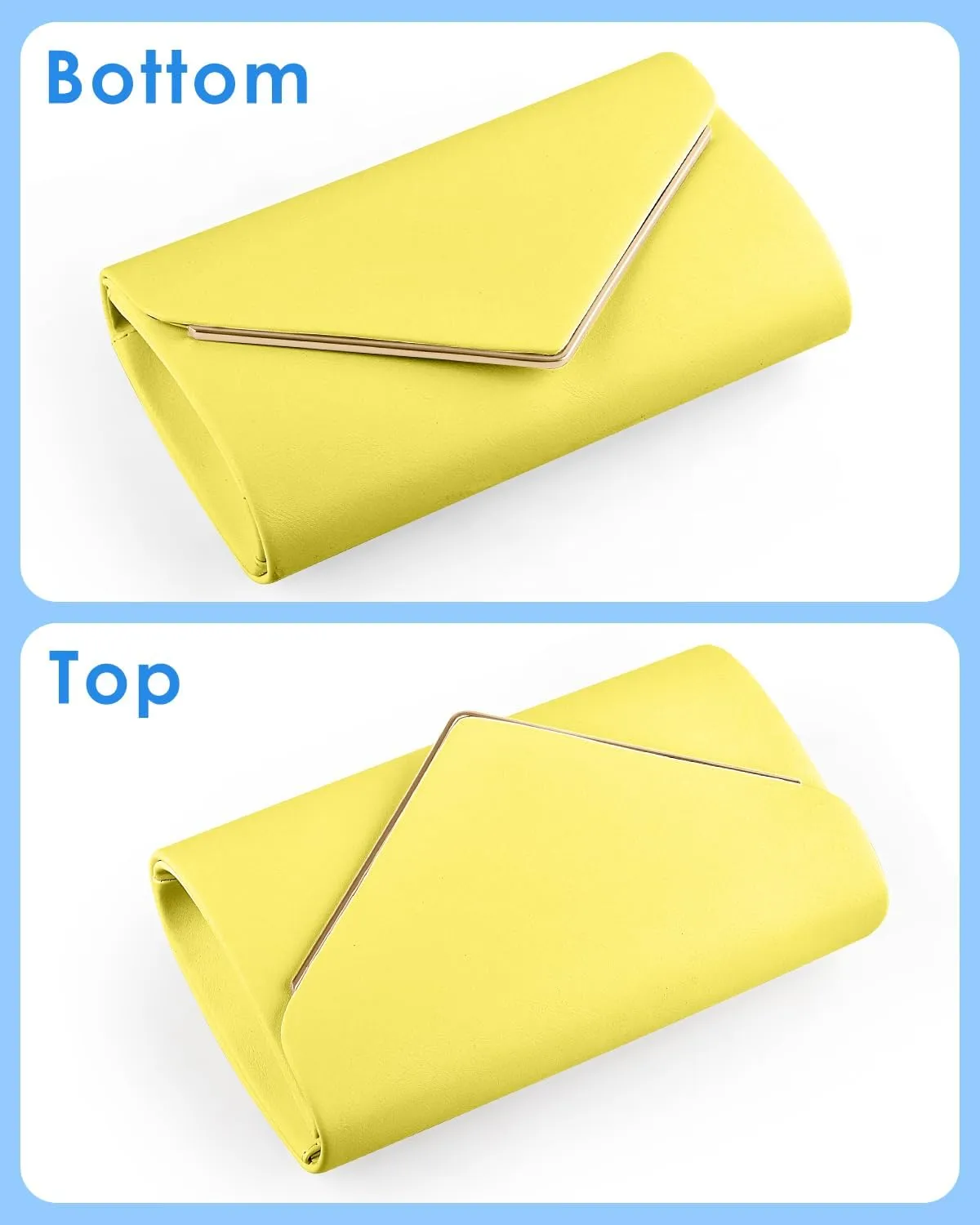 TINDTOP Evening Clutch Purses for Women Handbags for Formal Wedding Party Cocktail Prom Crossbody Shoulder Envelope Bag