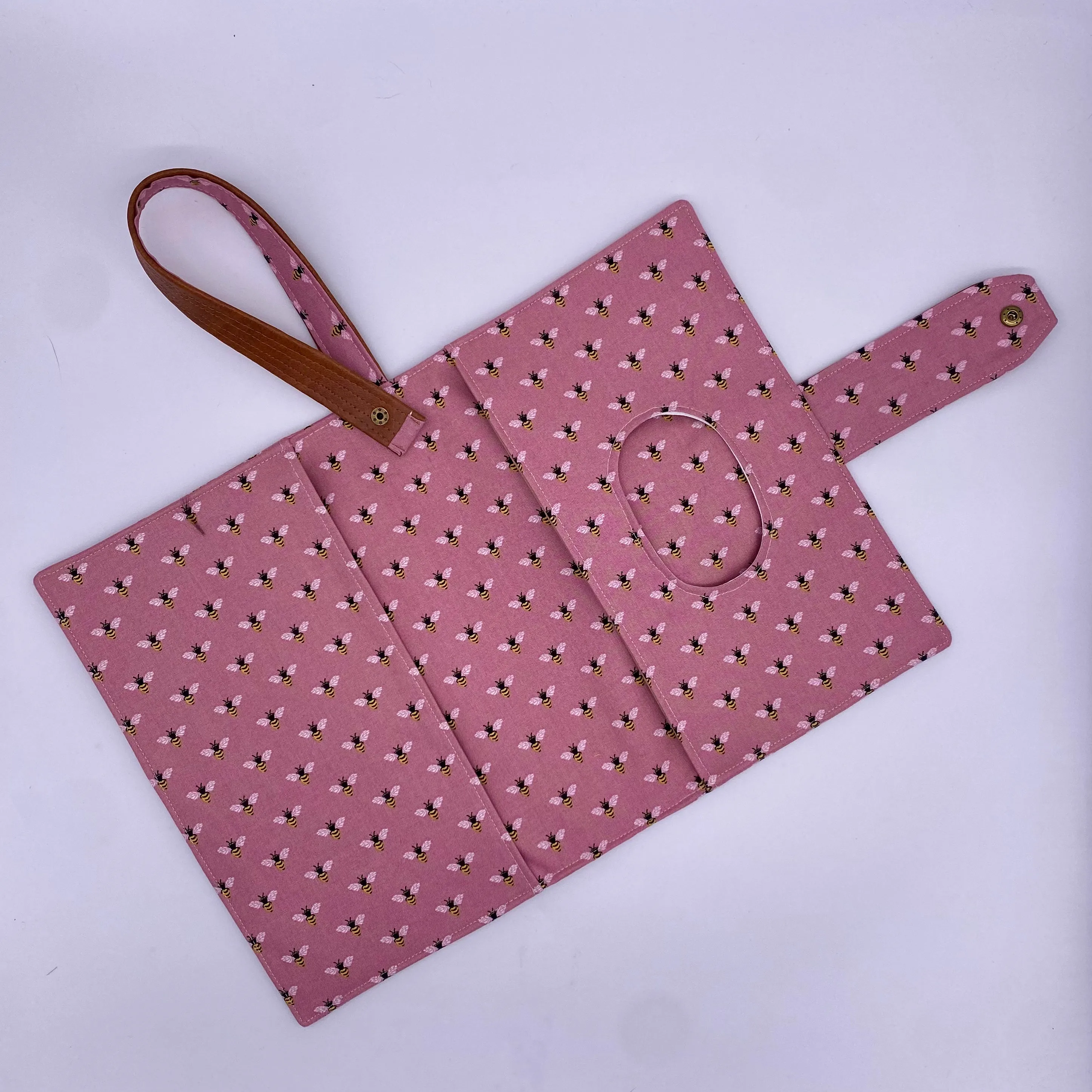 Tiny Bee Diaper Clutch