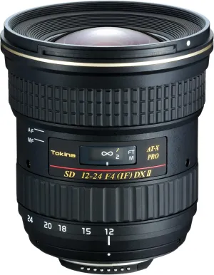 Tokina AF 12-24mm f/4 AT-X 124 Pro DX II Lens - Nikon Mount