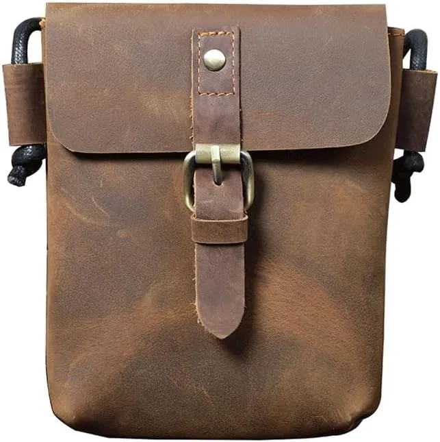 Top Layer Cowhide Shoulder Bag Crossbody Bag Daily Practical Clutch Bag