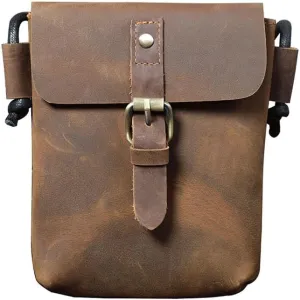 Top Layer Cowhide Shoulder Bag Crossbody Bag Daily Practical Clutch Bag