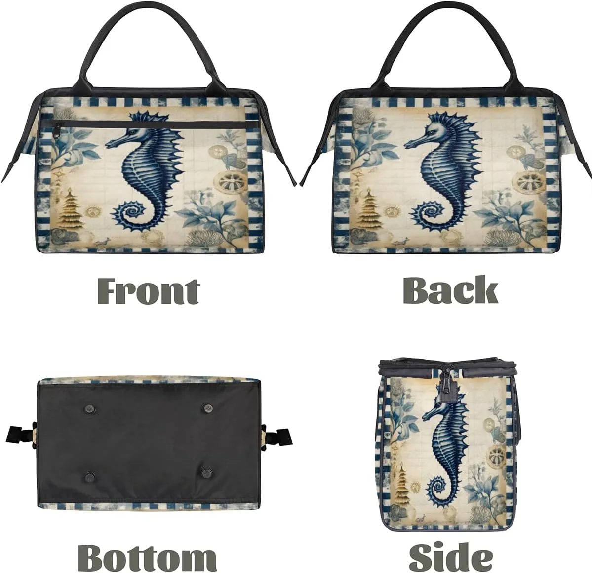 Tote Bag for Women, Lightweight Tote Bag with Zipper, Large Shoulder Bag Handbag for Travel, Work