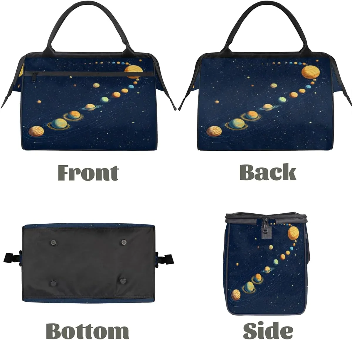 Tote Bag for Women with Zipper, Funny Large Shoulder Bag Handbag for Travel Sports Work