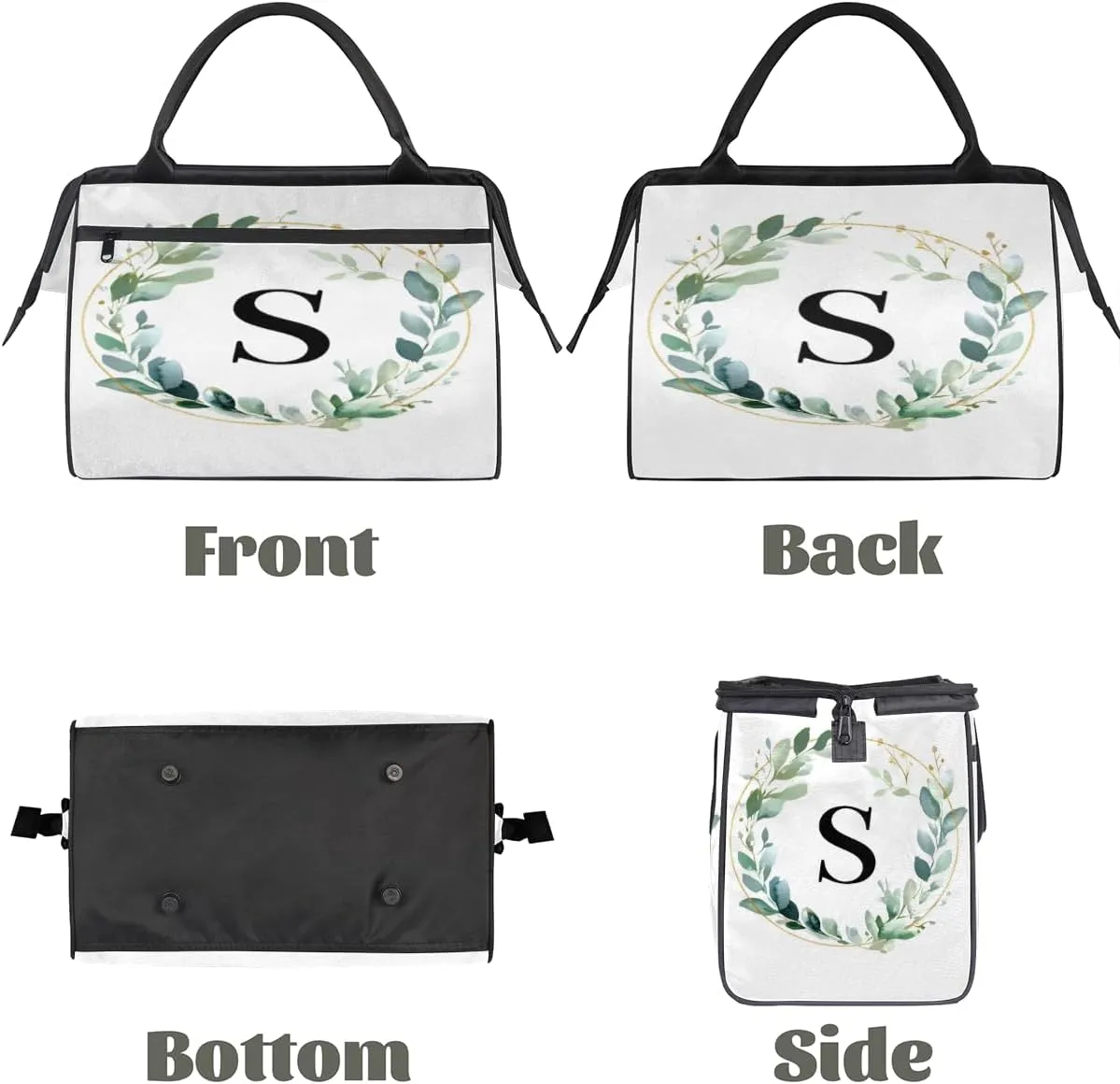 Tote Bag for Women with Zipper, Large Shoulder Bag Handbag for Travel Sports Work