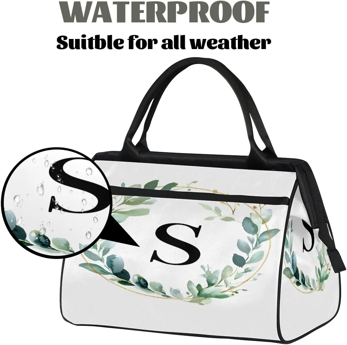 Tote Bag for Women with Zipper, Large Shoulder Bag Handbag for Travel Sports Work