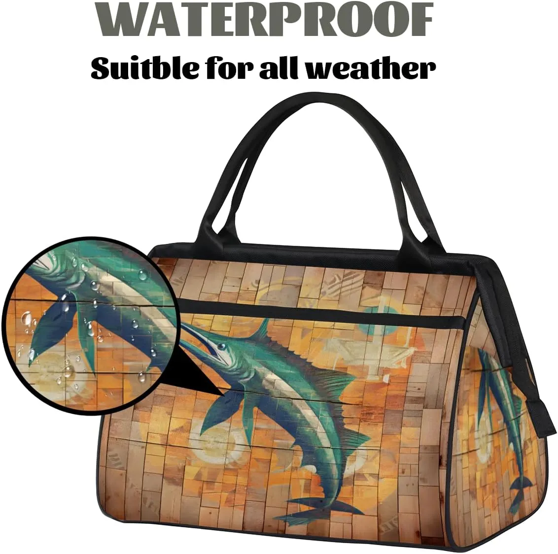 Tote Bag for Women with Zipper, Lightweight Travel Tote Bag Large Shoulder Bag Handbag for Work, Gym