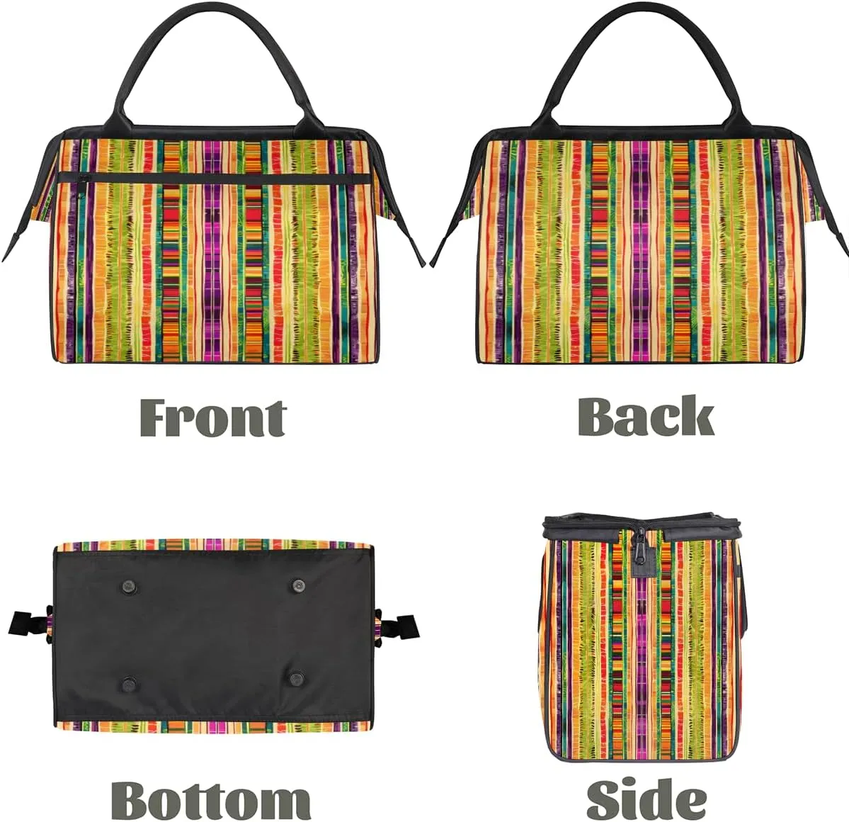 Tote Bag for Women with Zipper, Lightweight Travel Tote Bag Large Shoulder Bag Handbag for Work, Gym