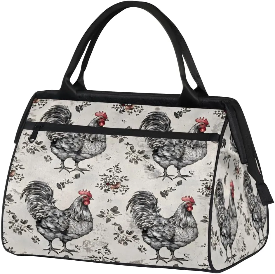 Tote Bag for Women with Zipper, Lightweight Travel Tote Bag Large Shoulder Bag Handbag for Work, Gym