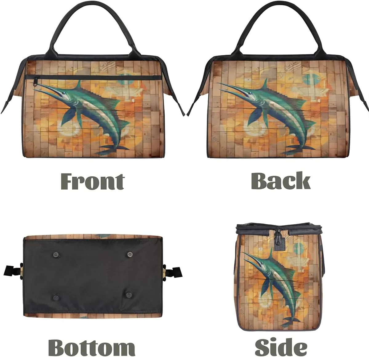 Tote Bag for Women with Zipper, Lightweight Travel Tote Bag Large Shoulder Bag Handbag for Work, Gym