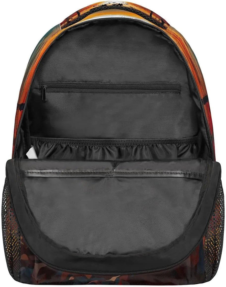 Travel Backpack for Women Men, Autumn Forest Deer Lightweight Casual Daypack, Large 16 Inch Laptop Backpack for Travel & College