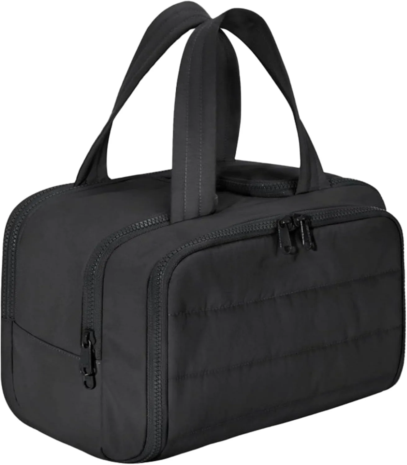 Travel Bag for Women, Large Wide Opening Women's Travel Bag, Multi Pockets Carry Travel Bag with Handles, Carry on Bags for Travel, Trip, Gym (Black)