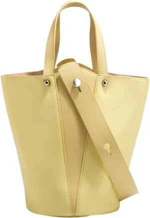 Trendy Bucket Handbag for Women Small Vegan Leather Shoulder Crossbody Purse Casual Working Tote Handbag Satchel