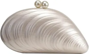 Trendy Wedding & Evening Clutch - Asymmetric Shell-Shaped Acrylic Single-Shoulder & Crossbody Bag