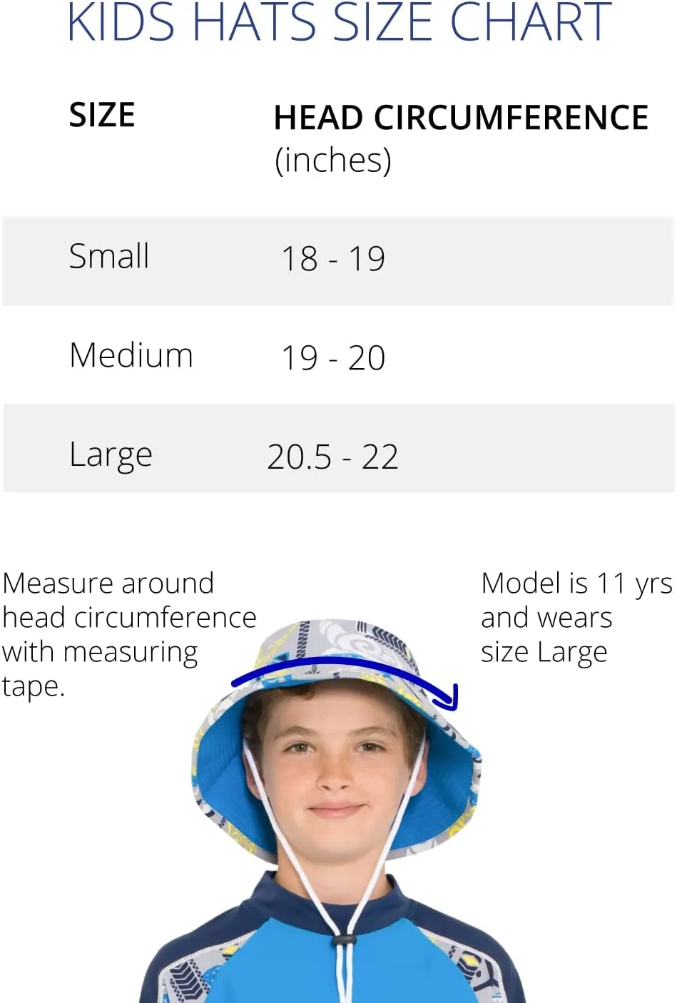 Tuga Boys Reversible Bucket Hats - UPF 50  Sun Protection Sun Hats