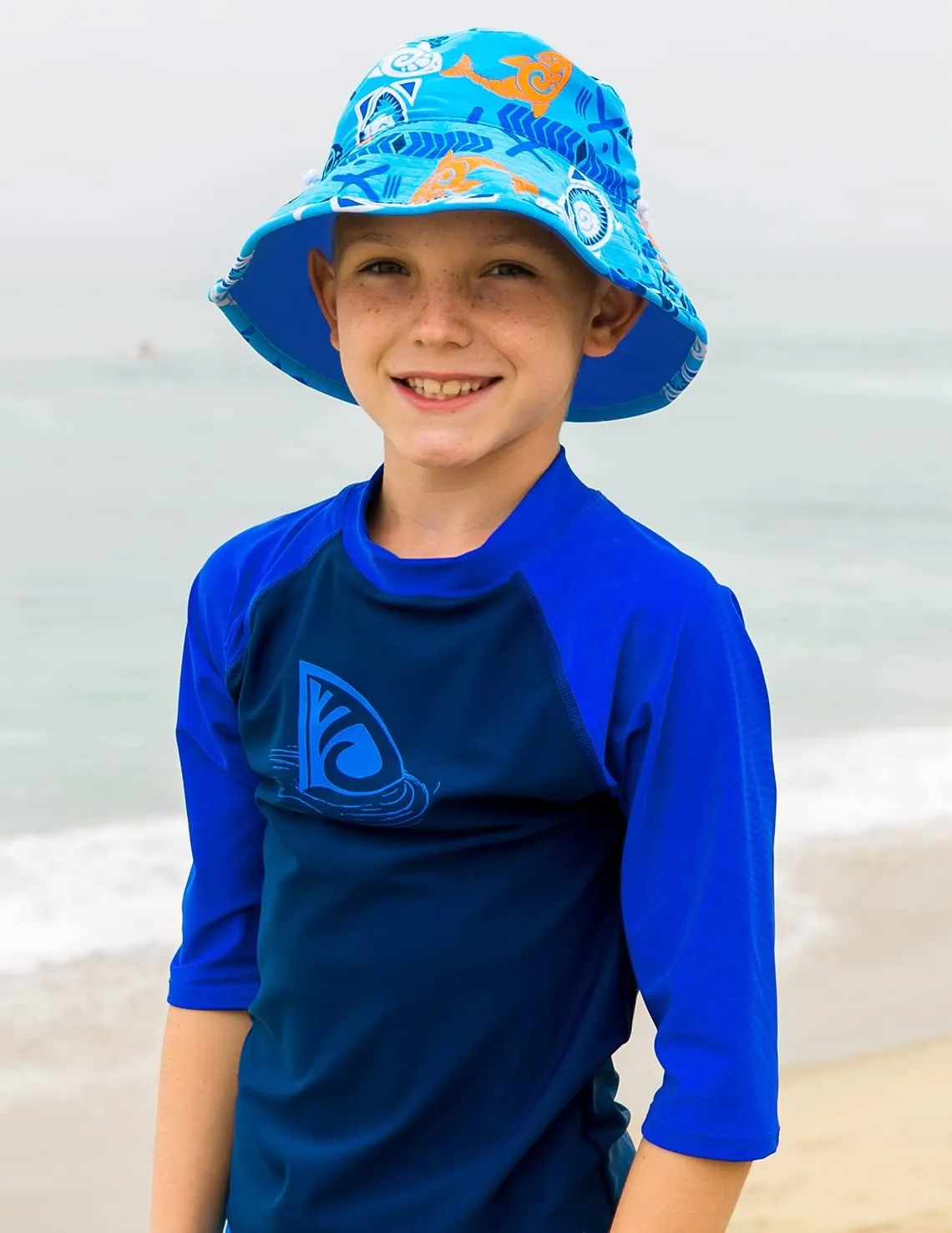 Tuga Boys Reversible Bucket Hats - UPF 50  Sun Protection Sun Hats