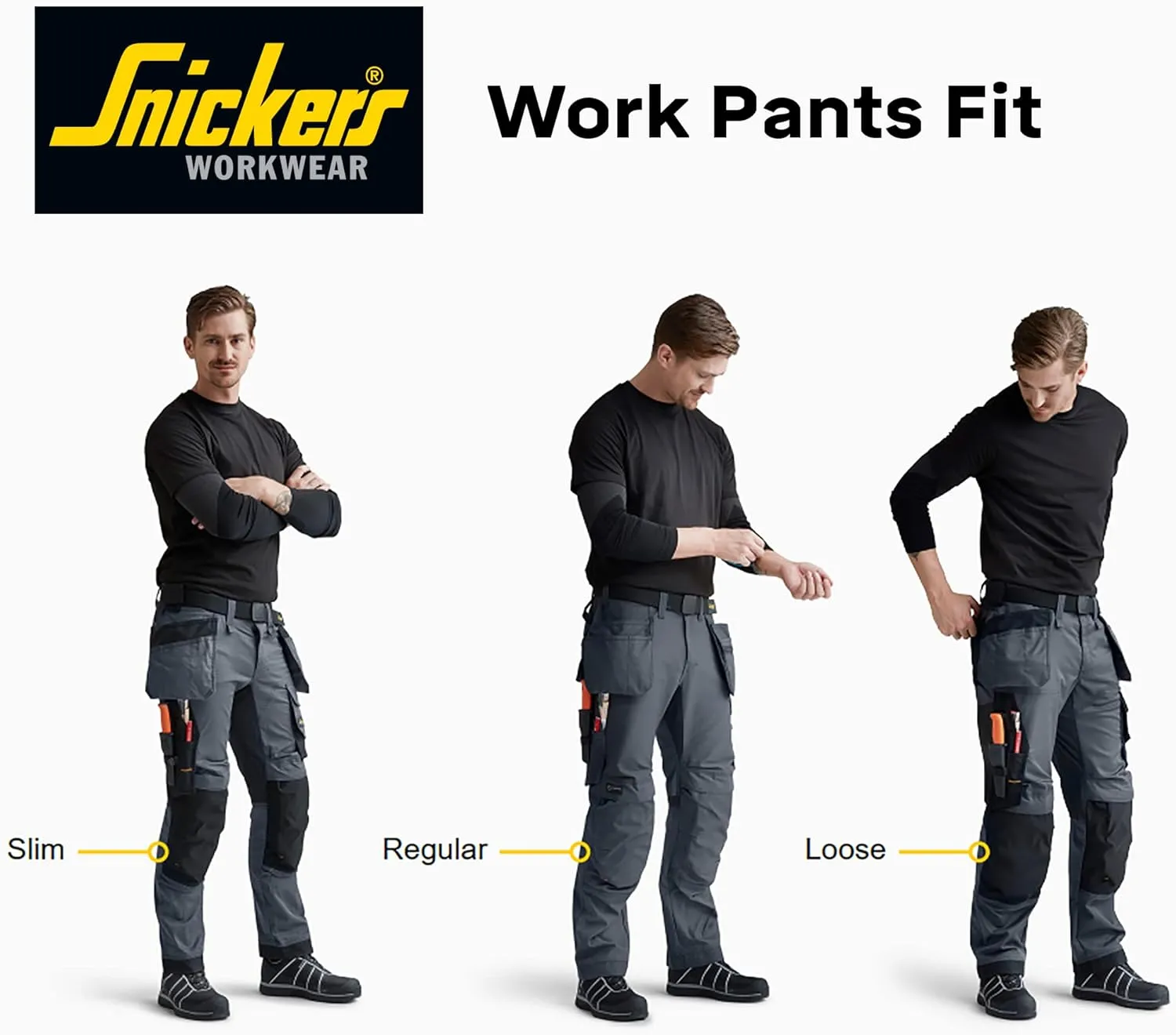 U66190404005 AllroundWork Insulated Work Pants (Black/Black) - Medium