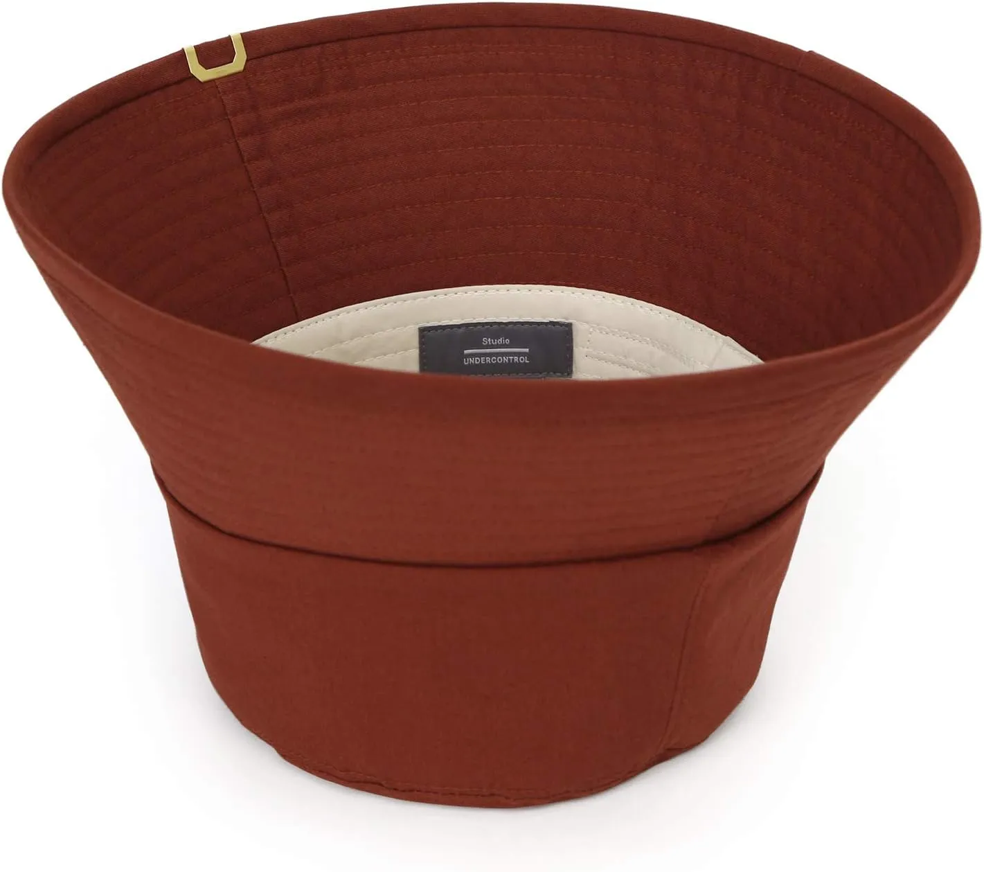 UNDERCONTROL Vintage Washed Cotton Gold Label Wide Deep Long Brim Four Season Packable Travel Safari Bucket Fashion Hat Korea