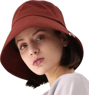 UNDERCONTROL Vintage Washed Cotton Gold Label Wide Deep Long Brim Four Season Packable Travel Safari Bucket Fashion Hat Korea